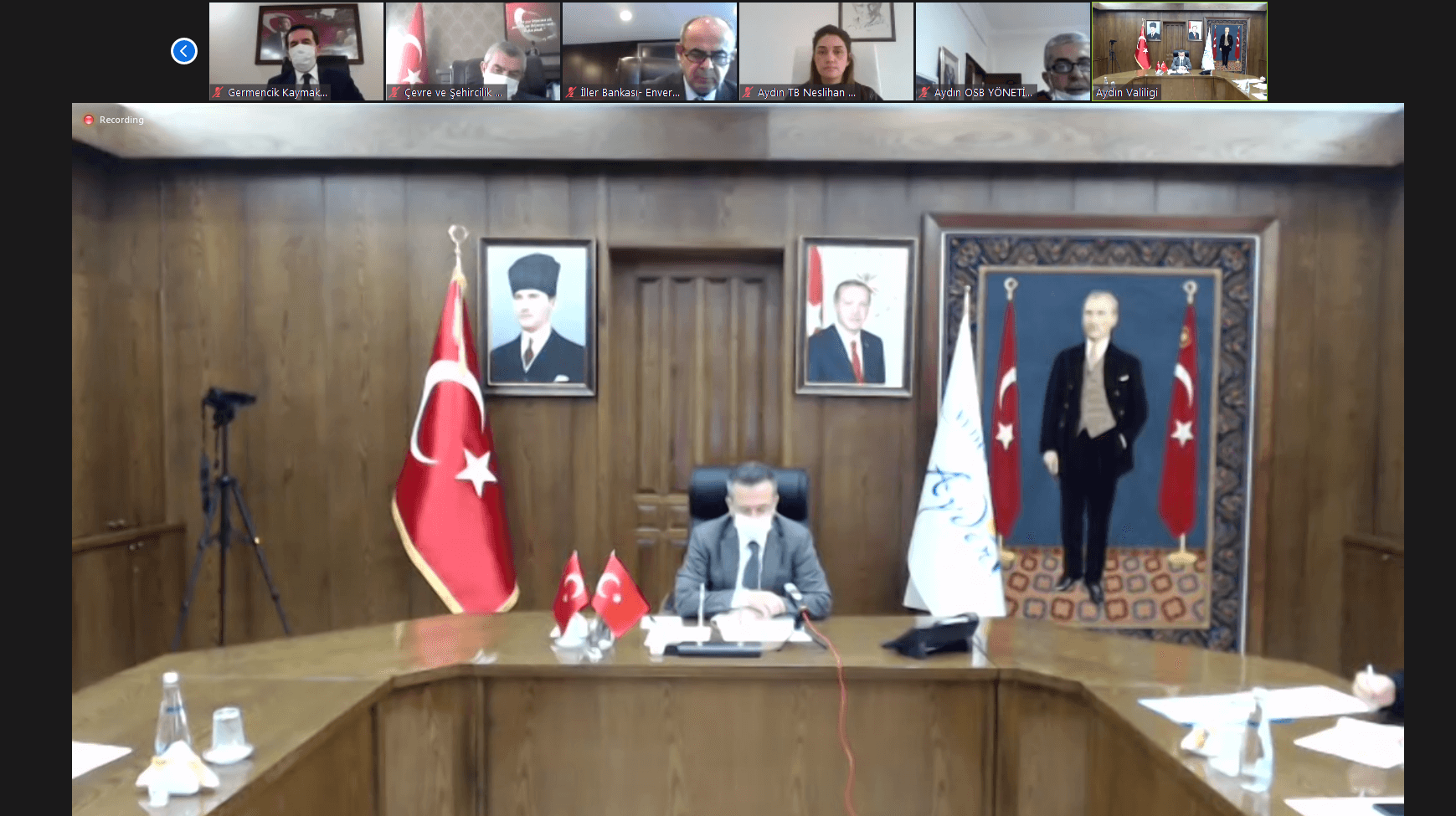 11.01.2021 Aydın Ticaret Borsası,Aydın İl Koordinasyon Kurulu Toplantısı na Katıldı