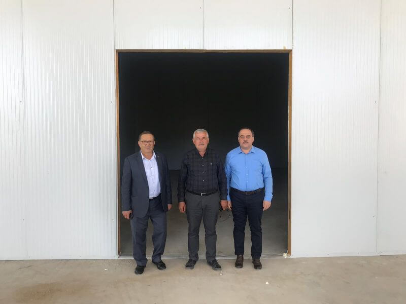 14.05.2020 AYDIN YENİLENEBİLİR ENERJİ KAYNAKLI SOĞUK HAVA DEPOSUNUN İNŞAAT ÇALIŞMALARI DEVAM EDİYOR