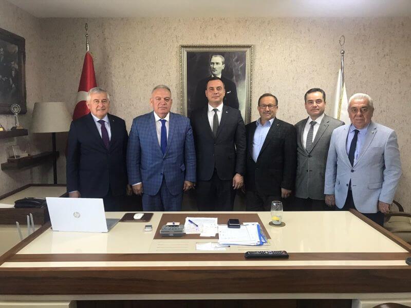 16.03.2020 AYDIN TİCARET BORSASINDAN TARİŞ PAMUK VE YAĞLI TOHUMLAR BİRLİĞİ BAŞKANI AYDIN’A ZİYARET
