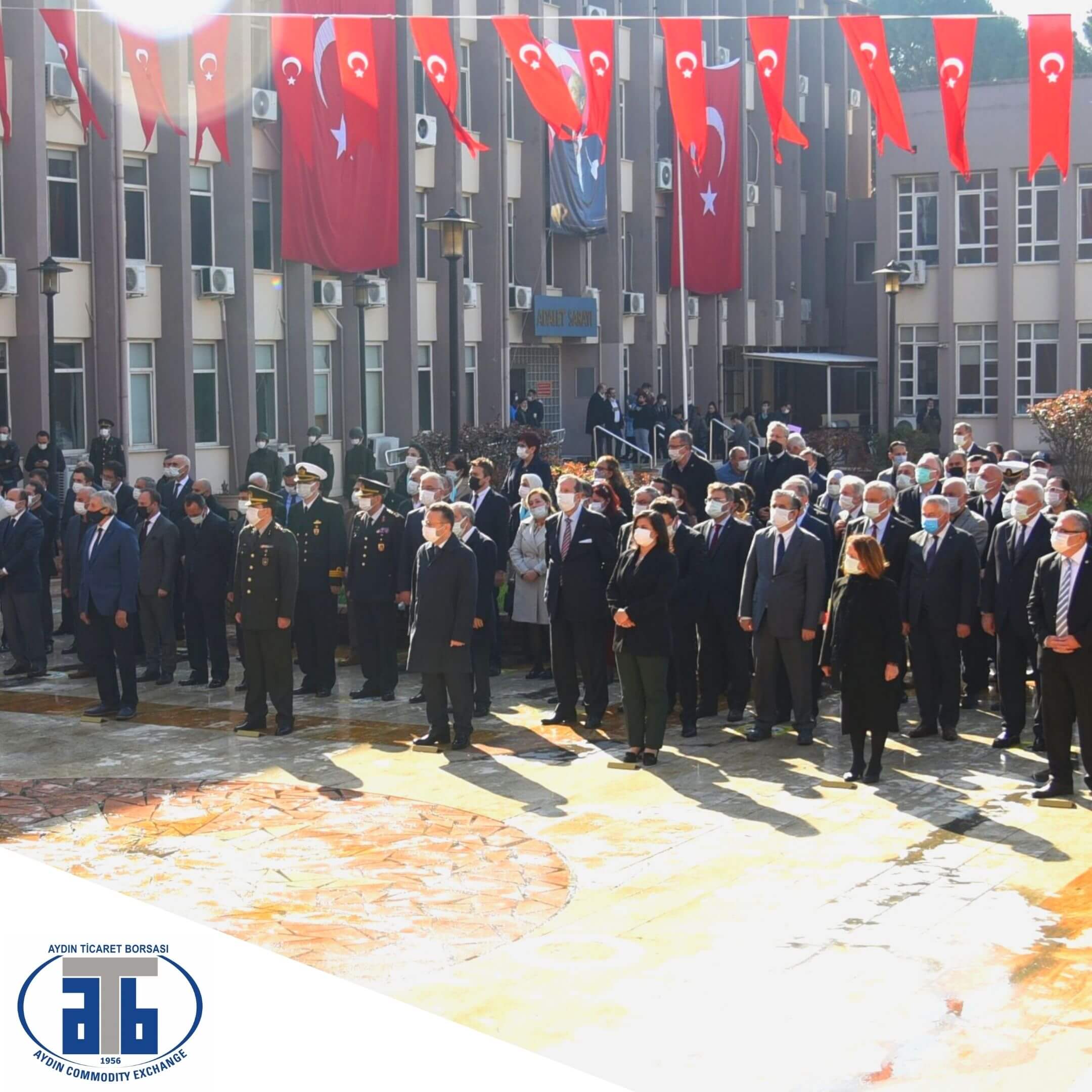 18.03.2021 Aydın Commodity Exchange Parliament Speaker A. Bahri Erdel Took Part in The Commemoration Programme for  March 18 Martyrs' day and The 106th Anniversary of the Victory of Çanakkale