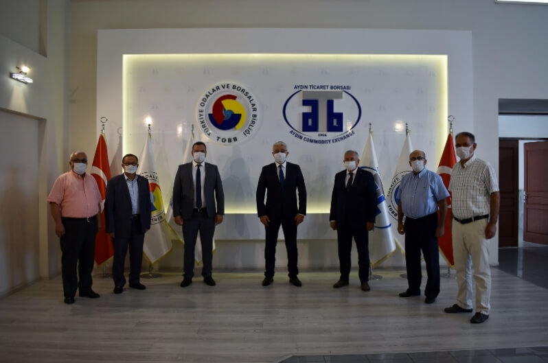 18.09.2020 Aydın İl Emniyet Müdürü Mehmet Suat Ekici, Aydın Ticaret Borsası’na İadeyi Ziyarette Bulundu