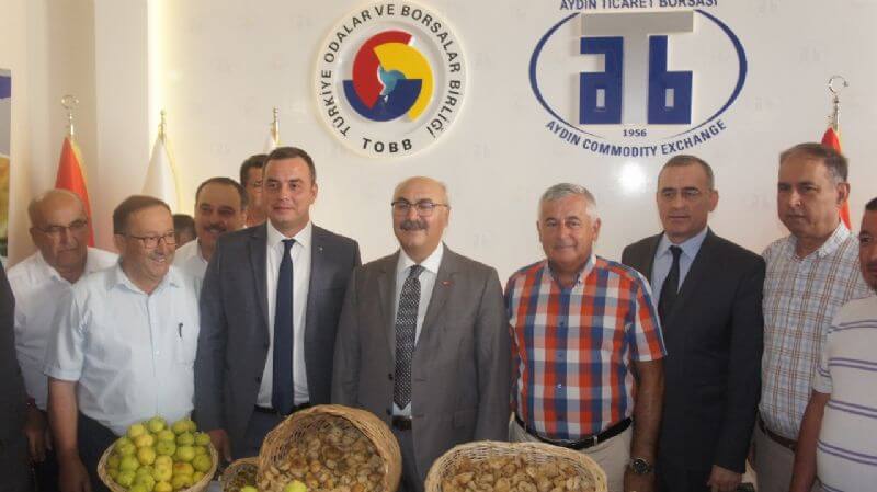 07.08.2019  AYDIN TİCARET BORSASI 2019/2020 SEZONUN İLK KURU İNCİRİNİ ALDI