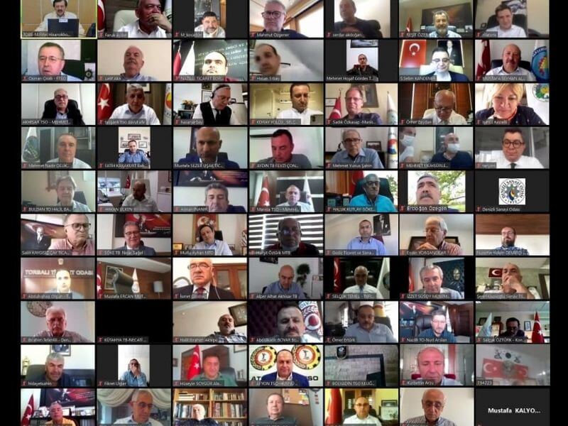 21.05.2020 ATB BAŞKANI ÇONDUR,  TOBB EKONOMİ BULUŞMASI TOPLANTISINA KATILDI