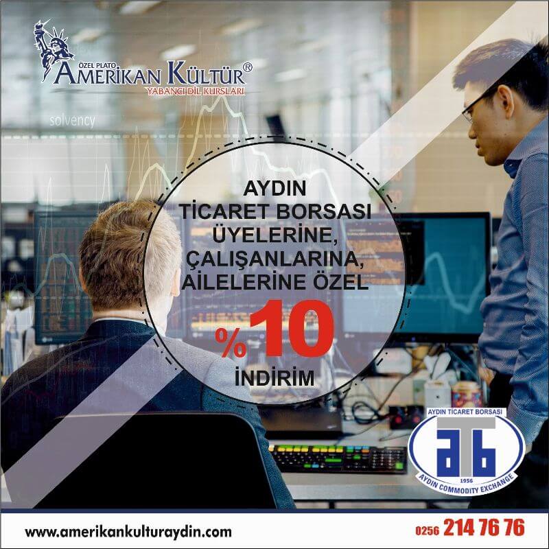 22.11.2019  AYDIN TİCARET BORSASI ÜYELERİNE DİL EĞİTİMİNDE İNDİRİM
