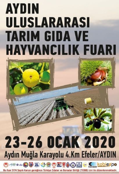 22.01.2020 8. ULUSLARARASI TARIM GIDA VE HAYVANCILIK FUARI 23 OCAK PERŞEMBE GÜNÜ KAPILARINI AÇIYOR