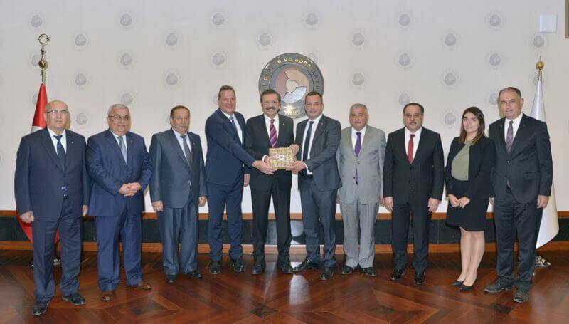 18.10.2017 Aydın Ticaret Borsası ndan Hisarcıklıoğlu na Ziyaret 