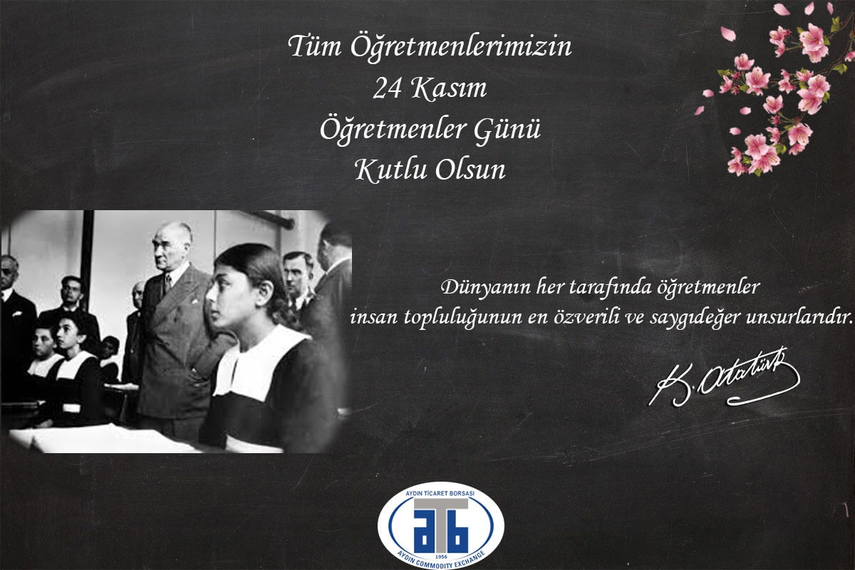 24.11.2020 24 Kasım Öğretmenler Günü Kutlu Olsun