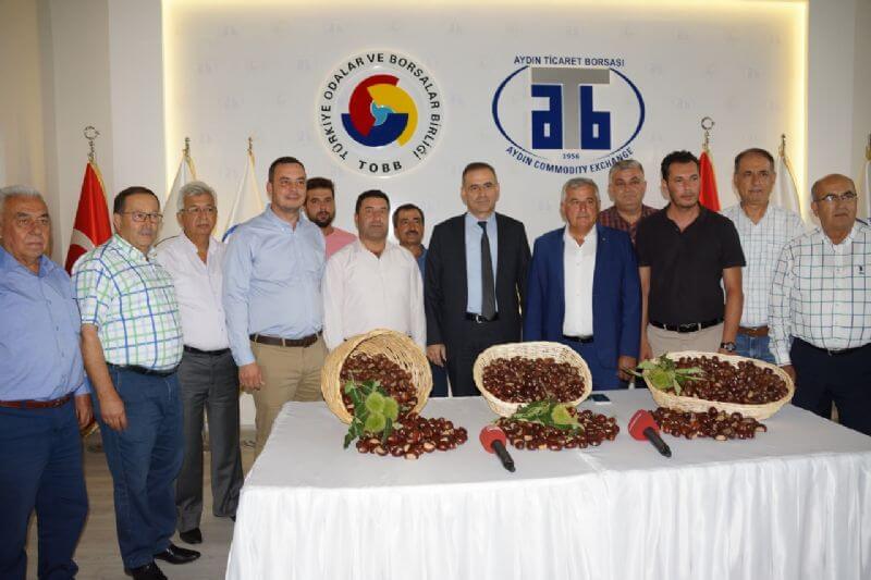 26.09.2018 Aydın’da Sezonun İlk Kestanesi Borsaya Teslim Edildi