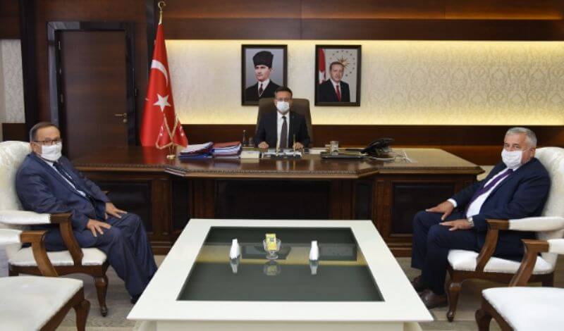 01.09.2020 Aydın Ticaret Borsası’ndan Aydın Valisi Hüseyin Aksoy’a Anlamlı Ziyaret