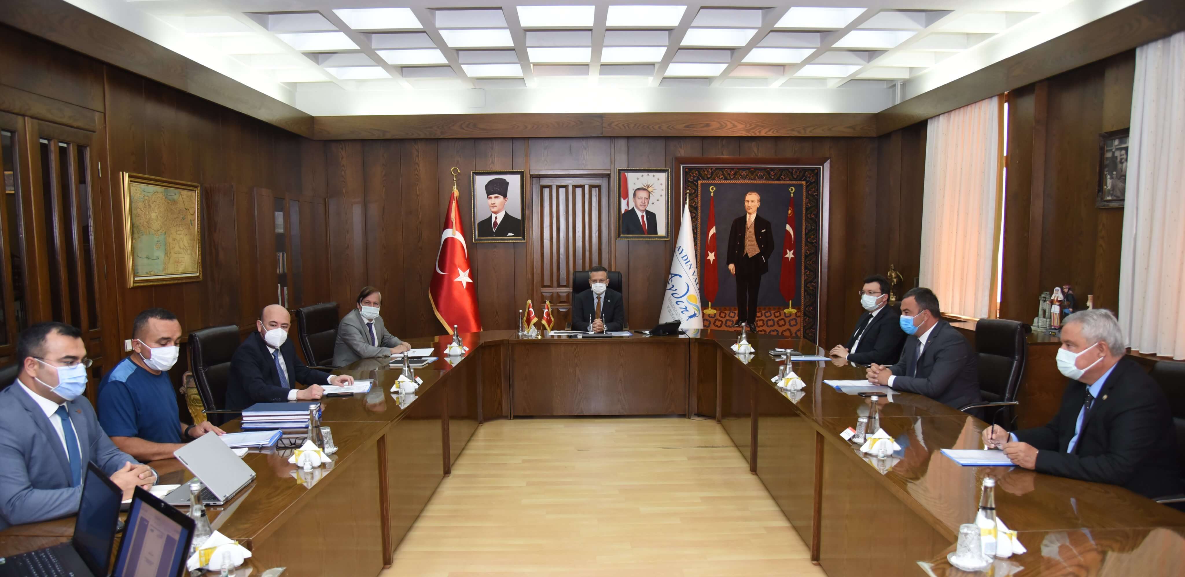 29.04.2021 The Board of Directors Meeting of Kadıköy Agriculture-Based Specialized Greenhouse Organized Industrial Zone was held in the Aydın Governorship  