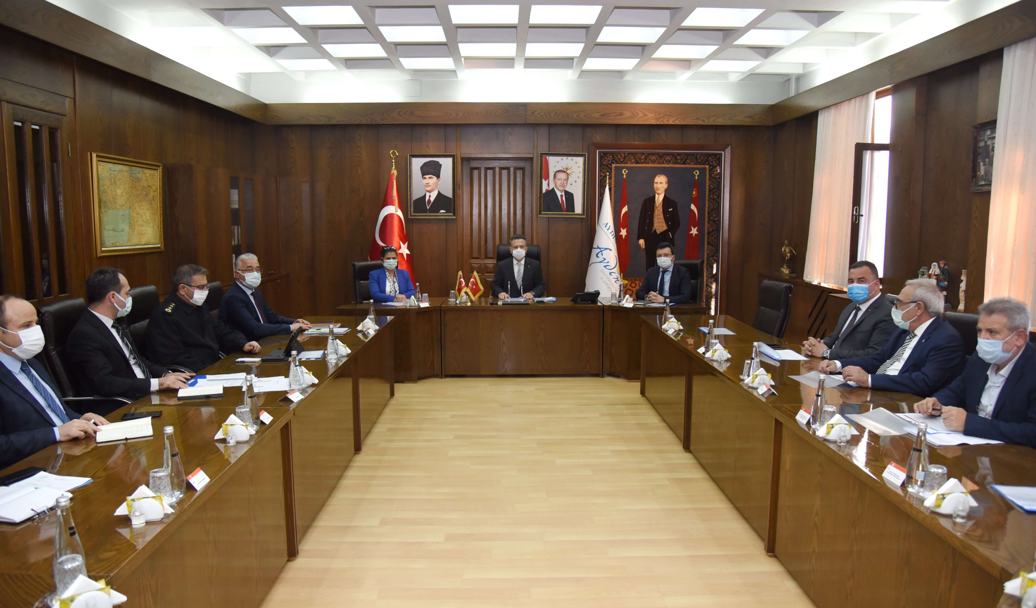 03.03.2021 Fevzi Çondur, Chairman of Aydın Commodity Exchange Attended the Normalization Process Meeting in Aydın                         