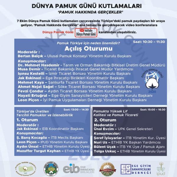 06.10.2020 ‘Beyaz altın’ Pamuk için Büyük İş Birliği