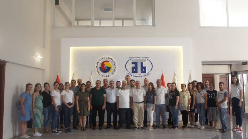 09.08.2019 Aydın Ticaret Borsası Yönetimi Borsa Personeli ile bayramlaştı
